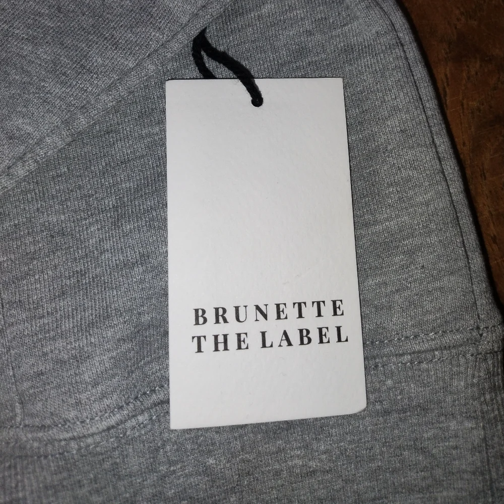 NWT Brunette the Label 3XL-4XL Middle Sister Full Zip Hoodie, Classic Gr… - Picture 5 of 14